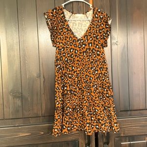 Altar’d State leopard cotton dress